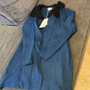 Mayda Grace Blue Ribbed Top